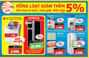 Nhiều mặt hàng giá "sốc" tại Media Mart trong tuần lễ thứ hai của tháng Khuyến mại Hà Nội. Nhiều mặt hàng giá "sốc" tại Media Mart trong tuần lễ thứ hai của tháng Khuyến mại Hà Nội.