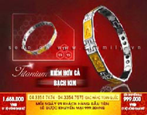 Thành phần chính của vòng titan quảng cáo trên mạng này thực chất chỉ là sắt. Thành phần chính của vòng titan quảng cáo trên mạng này thực chất chỉ là sắt.