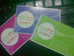 Thẻ cào đa năng MegaCard hiện nay có 6 mệnh giá: 10.000 đồng, 20.000 đồng, 50.000 đồng, 100.000 đồng, 200.000 đồng và 500.000 đồng, đáp ứng đầy đủ nhu cầu nạp tiền của khách hàng. Thẻ cào đa năng MegaCard hiện nay có 6 mệnh giá: 10.000 đồng, 20.000 đồng, 50.000 đồng, 100.000 đồng, 200.000 đồng và 500.000 đồng, đáp ứng đầy đủ nhu cầu nạp tiền của khách hàng.