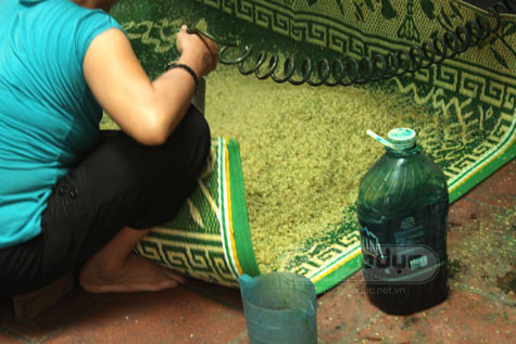 Sở Y tế vừa phát hiện chất malachite green gây rối loạn chuyển hóa, gây tổn thương chức năng gan, thận...trong mẫu thử ở cốm làng Vòng. Sở Y tế vừa phát hiện chất malachite green gây rối loạn chuyển hóa, gây tổn thương chức năng gan, thận...trong mẫu thử ở cốm làng Vòng.