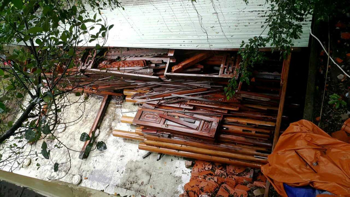 Khu biệt phủ trị giá cả trăm tỷ đồng đã hoàn tất việc tháo dỡ các công trình sai phạm. Ảnh: AN