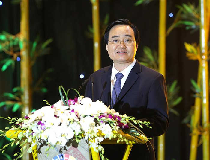 Bộ trưởng Phùng Xuân Nhạ phát biểu tại Hội nghị (Ảnh: moet.gov.vn) Bộ trưởng Phùng Xuân Nhạ phát biểu tại Hội nghị (Ảnh: moet.gov.vn)