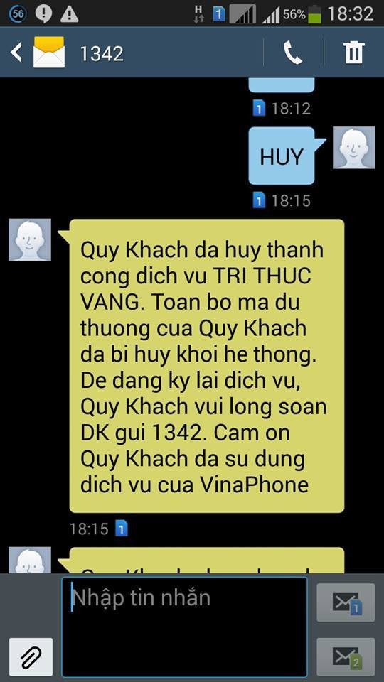 Để không bị mất tiền bởi những dịch vụ "trên trời rơi xuống" như thế này, khách hàng chỉ còn cách phải liên tục tự kiểm tra thuê bao điện thoại và tự xóa dịch vụ giá trị gia tăng trước khi bị trừ tiền. Để không bị mất tiền bởi những dịch vụ "trên trời rơi xuống" như thế này, khách hàng chỉ còn cách phải liên tục tự kiểm tra thuê bao điện thoại và tự xóa dịch vụ giá trị gia tăng trước khi bị trừ tiền.