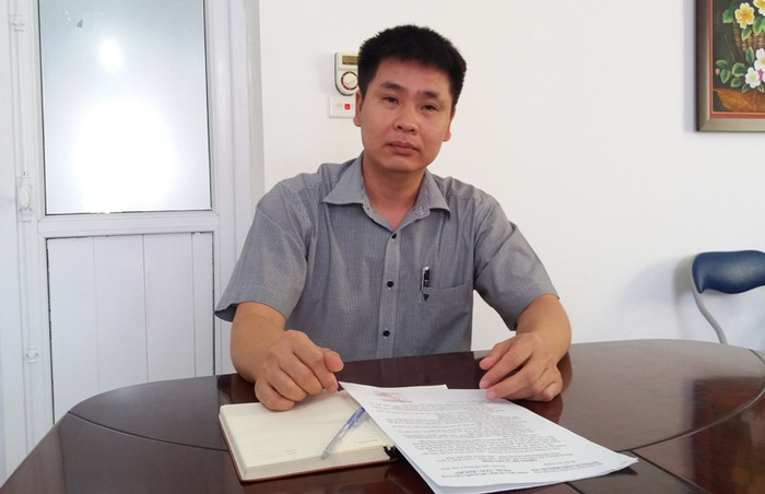 Ông Nguyễn Trọng Tiến, Phó hiệu trưởng Trường Trung cấp Cộng đồng tại buổi làm việc với phóng viên. Ảnh Bảo Nam. Ông Nguyễn Trọng Tiến, Phó hiệu trưởng Trường Trung cấp Cộng đồng tại buổi làm việc với phóng viên. Ảnh Bảo Nam.