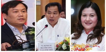 Từ trái qua phải, Thứ trưởng Bộ Kế hoạch và Đầu tư Vũ Đại Thắng, Lê Quang Mạnh; Thứ trưởng Bộ Lao động - Thương binh và Xã hội Nguyễn Thị Hà (ảnh nguồn chinhphu.vn). Từ trái qua phải, Thứ trưởng Bộ Kế hoạch và Đầu tư Vũ Đại Thắng, Lê Quang Mạnh; Thứ trưởng Bộ Lao động - Thương binh và Xã hội Nguyễn Thị Hà (ảnh nguồn chinhphu.vn).
