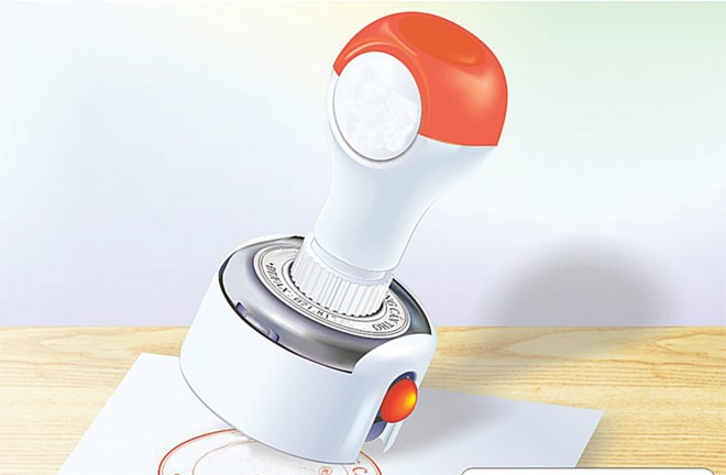 Trên thế giới giao dịch ngân hàng đã không sử dụng con dấu từ lâu (ảnh minh họa) Trên thế giới giao dịch ngân hàng đã không sử dụng con dấu từ lâu (ảnh minh họa)