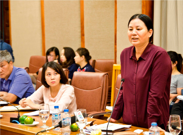 Bà Nguyễn Thị Yến - Phó trưởng Ban Dược và vật tư y tế (Bảo hiểm xã hội Việt Nam) - ảnh: H.Lực