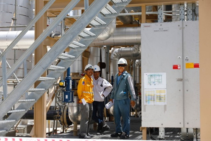 Niềm vui của công nhân người lao động Công ty Khí Cà Mau - ảnh: H.Lực Niềm vui của công nhân người lao động Công ty Khí Cà Mau - ảnh: H.Lực