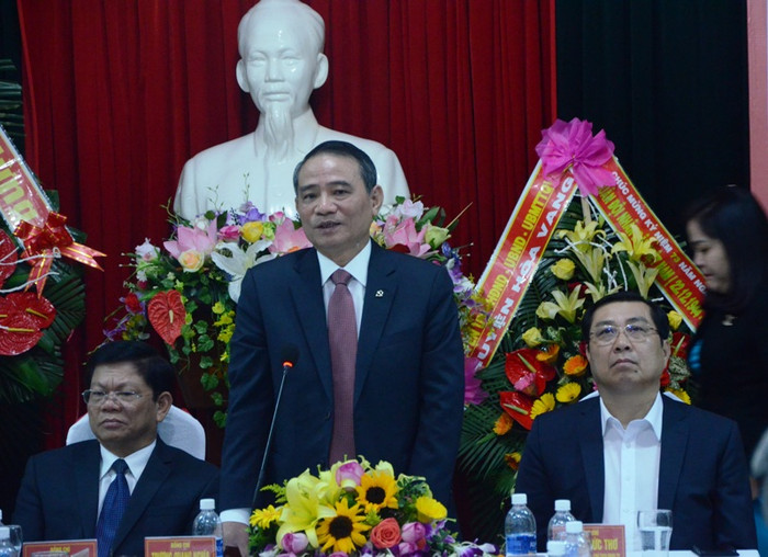 Bí thư Thành ủy Đà Nẵng Trương Quang Nghĩa nói về việc doanh nghiệp tác động đến cả công tác nhân sự của chính quyền. Ảnh: TT Bí thư Thành ủy Đà Nẵng Trương Quang Nghĩa nói về việc doanh nghiệp tác động đến cả công tác nhân sự của chính quyền. Ảnh: TT