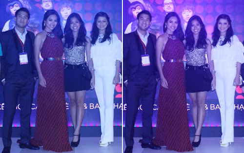 Dù chưa công khai với báo chí nhưng cặp đôi Hoàng My và Philip Nguyễn (bên trái) đã từng cùng nhau tham dự nhiều sự kiện. Trong sự kiện này, cô em gái út Thảo Tiên cũng tham gia cùng anh chị và mẹ Thủy Tiên (bên phải) Dù chưa công khai với báo chí nhưng cặp đôi Hoàng My và Philip Nguyễn (bên trái) đã từng cùng nhau tham dự nhiều sự kiện. Trong sự kiện này, cô em gái út Thảo Tiên cũng tham gia cùng anh chị và mẹ Thủy Tiên (bên phải)