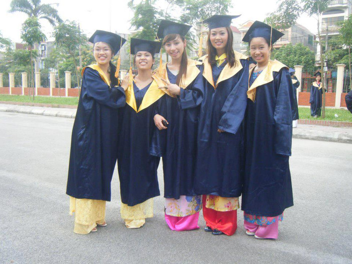 Mai Thị Giang có chiều cao vượt trội so với các bạn cùng lớp.