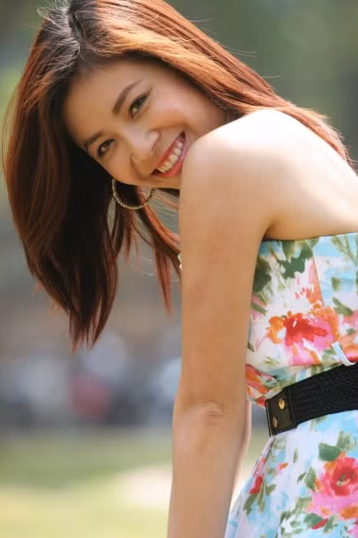 Nụ cười tỏa nắng.