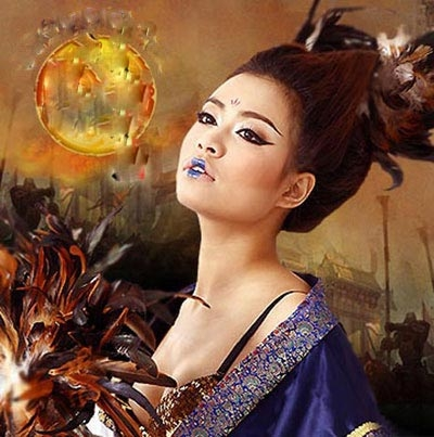 Hoàng Thùy Linh là tên tuổi khá nổi tiếng trong làng giải trí Việt Nam. Vì vậy cô được chọn làm gương mặt đại diện cho Webgame Linh Vương - một game trực tuyến được chuyển thể từ phiên bản tiếng Trung Quốc là Binh Lâm Thành Hạ (Binh đến chân thành) đang được rất ưa thích ở châu Á.