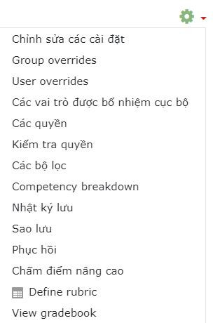 Định nghĩa các Rubric Định nghĩa các Rubric