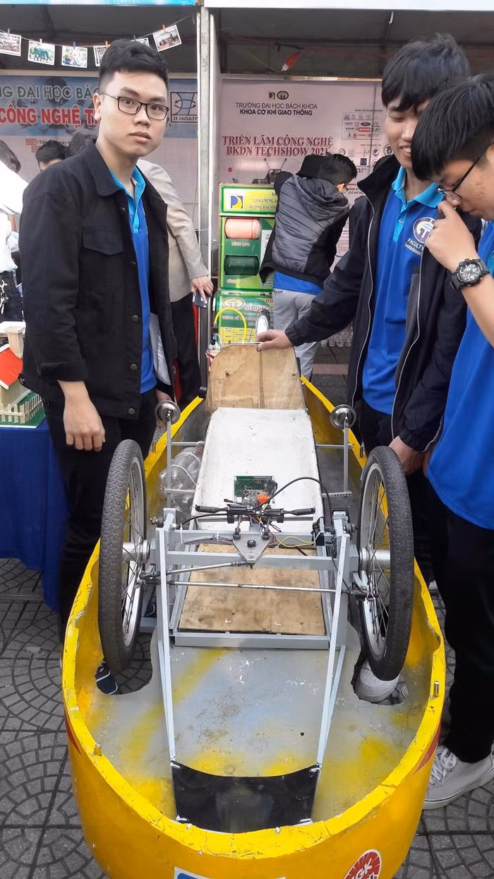 Một mô hình độc đáo được trình diễn tại BKDN Techshow.