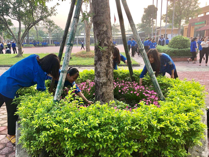 Những hoạt động trãi nghiệm thiết thực này có thông điệp lan tỏa tới cộng đồng trong bối cảnh rác thải nhựa là vấn nạn môi trường hiện nay (ảnh - Hoàng Phước Mỹ).