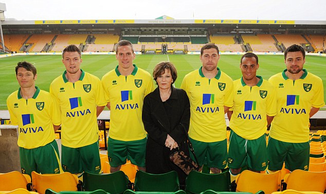 Áo thi đấu của Norwich City. Áo thi đấu của Norwich City.
