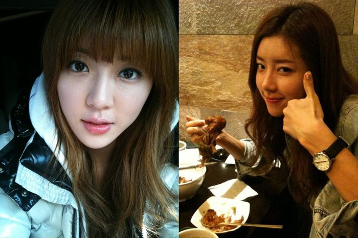 15. Park Han Byul, người yêu của Se7en vẫn rất rạng rỡ dù có son phấn hay không.