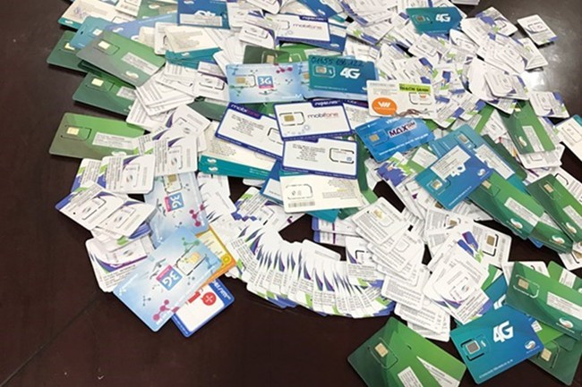 Tính đến nay đã có khoảng 19 triệu sim kích hoạt sẵn bị thu hồi- ảnh nguồn Bộ Thông tin và Truyền thông.
