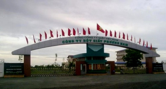 Dự án nhà máy giấy Phương Nam - ảnh nguồn Thời báo Ngân hàng.