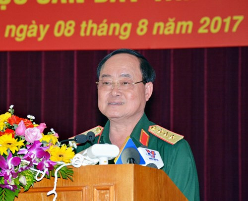 Thượng tướng Trần Đơn - Thứ trưởng Bộ Quốc phòng phát biểu tại hội nghị. Ảnh: Xuân Cường - Báo Quân đội nhân dân Thượng tướng Trần Đơn - Thứ trưởng Bộ Quốc phòng phát biểu tại hội nghị. Ảnh: Xuân Cường - Báo Quân đội nhân dân