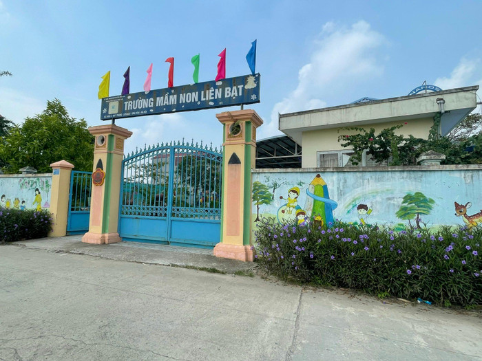 Điểm chính Trường Mầm non Liên Bạt, huyện Ứng Hòa, Hà Nội. Ảnh: Trung Dũng