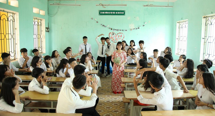 Trà My có sở thích được giao lưu, kết bạn, chia sẻ với bạn bè - lớp học của Trà My (ảnh do nhân vật cung cấp).