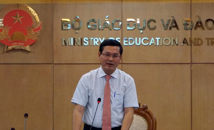 Thứ trưởng Nguyễn Văn Phúc (ảnh nguồn Bộ Giáo dục và Đào tạo).