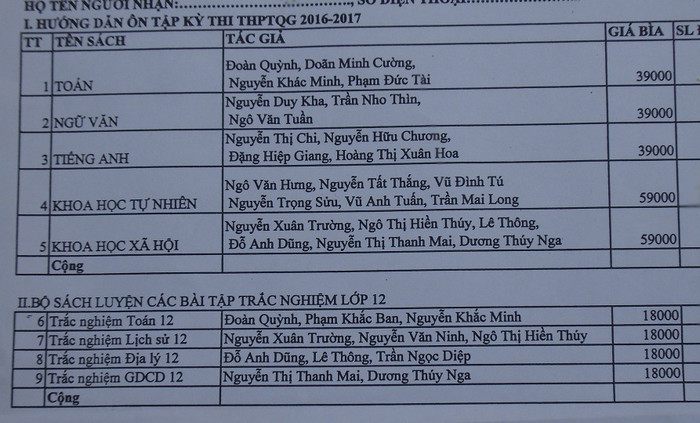 Sở yêu cầu các trường trung học phổ thông gửi thống kê số lượng gửi về Sở GD&amp;ĐT trước ngày 15/11