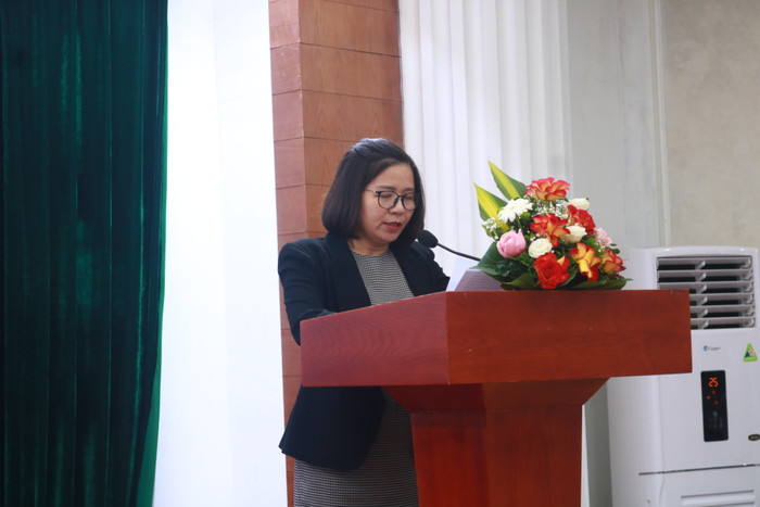 Bà Trần Thị Nhị Thủy phát biểu khai mạc Hội nghị. Ảnh: Anh Trang Bà Trần Thị Nhị Thủy phát biểu khai mạc Hội nghị. Ảnh: Anh Trang