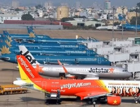 Nếu đề xuất áp giá sàn đường bay nội địa được chấp thuận sẽ ảnh hưởng rất lớn đến môi trường kinh doanh và hình ảnh nền kinh tế Việt Nam với thế giới - ảnh nguồn VTV.