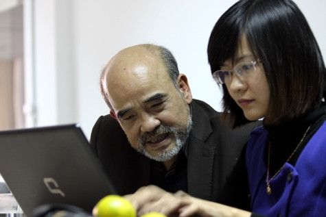 GS. Đặng Hùng Võ trong buổi GLTT tại trụ sở báo Giáo dục Việt Nam chiều ngày 06/2