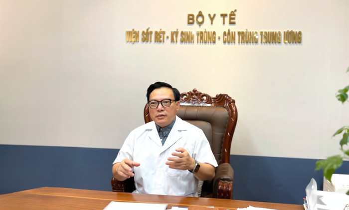 Tiến sĩ, Bác sĩ Hoàng Đình Cảnh - Viện trưởng Viện Sốt rét - Ký sinh trùng - Côn trùng Trung ương. Ảnh: NVCC 847e3af29711394f6000.jpg