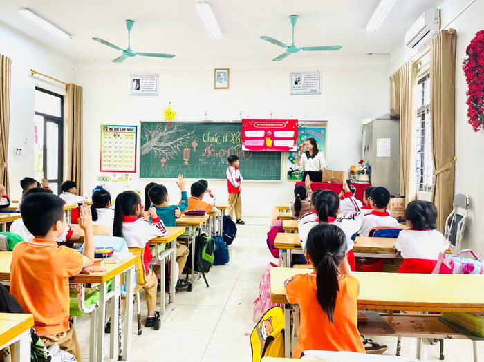 Ảnh minh họa: Tiết Hoạt động trải nghiệm chủ đề Tết Nguyên đán, lớp 2 tại Trường Tiểu học Cao Ngạn, Thành phố Thái Nguyên, tỉnh Thái Nguyên 7e2f1273f2d15d8f04c0.jpg