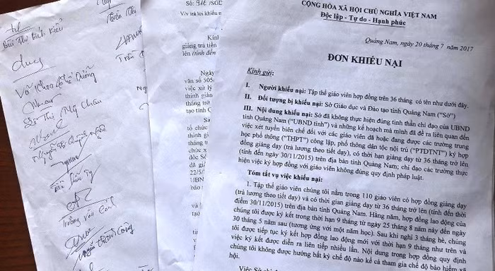 Sở giáo dục Quảng Nam nói 104 giáo viên hợp đồng không thuộc diện hưởng đặc cách ảnh 2 Sở giáo dục Quảng Nam nói 104 giáo viên hợp đồng không thuộc diện hưởng đặc cách ảnh 2