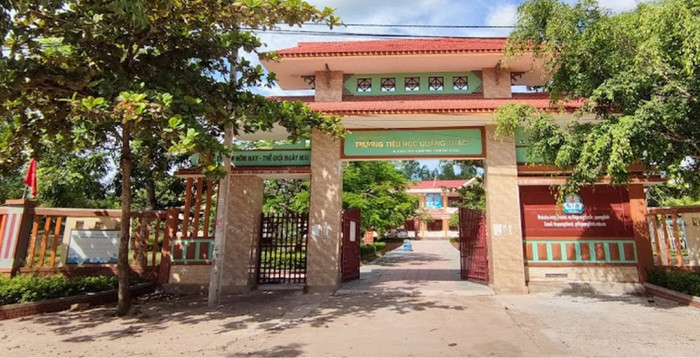 Trường Tiểu học Quảng Thạch, huyện Quảng Trạch, tỉnh Quảng Bình. Ảnh: NP Trường Tiểu học Quảng Thạch, huyện Quảng Trạch, tỉnh Quảng Bình. Ảnh: NP