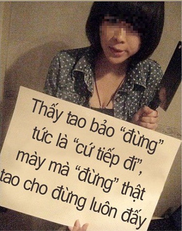 Lời nói sỗ sàng không thể "đỡ" được.