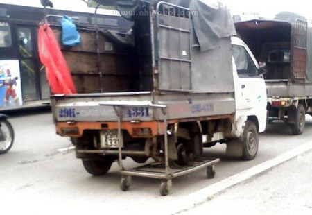 Xe 7 bánh chỉ có ở Việt Nam..