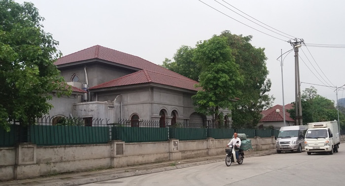 Hầu hết thiết kế của các công trình tại đây mang phong cách giống nhau. Ảnh Quỳnh Hoa.