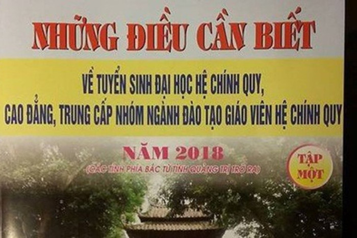 Cuốn “Những điều cần biết” không phải tài liệu chính thống để thí sinh tham khảo (Ảnh minh họa: Báo Lao động) Cuốn “Những điều cần biết” không phải tài liệu chính thống để thí sinh tham khảo (Ảnh minh họa: Báo Lao động)