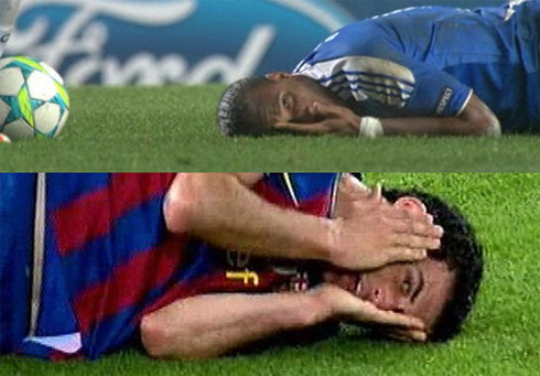 Có thể nói, Luiz xứng đáng là truyền nhân của những bậc thầy ăn vạ như Busquets và Drogba. Có thể nói, Luiz xứng đáng là truyền nhân của những bậc thầy ăn vạ như Busquets và Drogba.