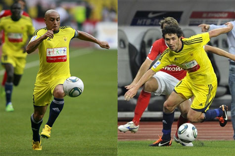 Roberto Carlos và Yuri Zhirkov, 2 trong số những tân binh nổi tiếng của Anzhi. Roberto Carlos và Yuri Zhirkov, 2 trong số những tân binh nổi tiếng của Anzhi.