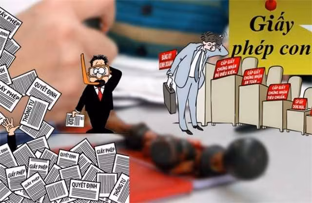 Giấy phép con gây khó khăn cho doanh nghiệp - ảnh minh họa/ nguồn VTCnew.