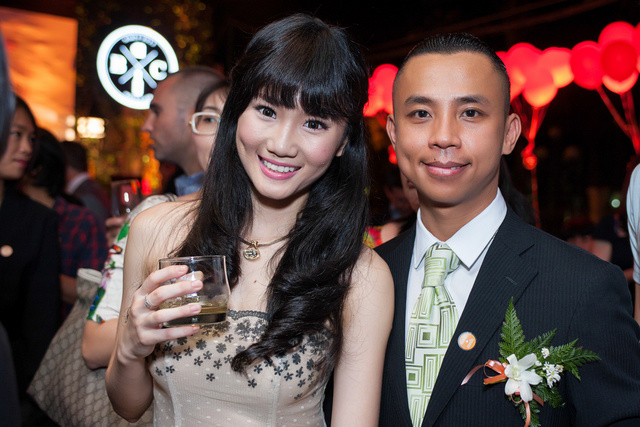 Kiện tướng dancesport Chí Anh cũng góp mặt trong sự kiện.