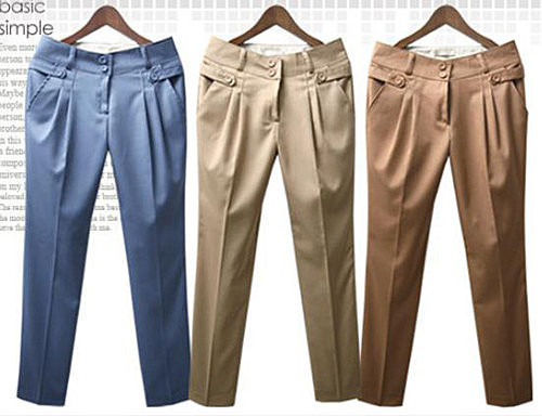 1. Quần sáng màu cho cô nàng thấp bé Những bạn gái có vóc dáng nhỏ nhắn, hơi kiêm tốn về chiều cao, nên chọn những kiểu quần màu sáng, ống quần hơi côn và phần trên không bó sát để vòng ba trông căng đầy hơn. Đặc biệt, với những chiếc quần phủ dài qua gót chân sẽ ăn gian thêm chiều cao giúp bạn. 1. Quần sáng màu cho cô nàng thấp bé Những bạn gái có vóc dáng nhỏ nhắn, hơi kiêm tốn về chiều cao, nên chọn những kiểu quần màu sáng, ống quần hơi côn và phần trên không bó sát để vòng ba trông căng đầy hơn. Đặc biệt, với những chiếc quần phủ dài qua gót chân sẽ ăn gian thêm chiều cao giúp bạn.