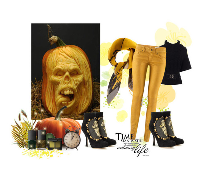 Hay đơn giản nhất là nhấn nhá một vài họa tiết gothic trên đôi giầy của bạn