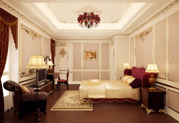 Căn D – Thần tình yêu Cupid Căn hộ loại D trong không gian tím hồng lãng mạn như kể lại câu chuyện truyền thuyết xa xưa. Nội thất tông màu nâu đỏ, những chi tiết mạ vàng duyên dáng lãng mạn tựa như những bông hoa nở rộ biểu trưng cho sự thăng hoa trong tình yêu nhưng cũng không làm mất đi vẻ cá tính và quý phái của hai dòng nội thất Imperial Palace Series (Đế chế Napoleon) và Versailles Series (Cung điện Hoàng gia Pháp)