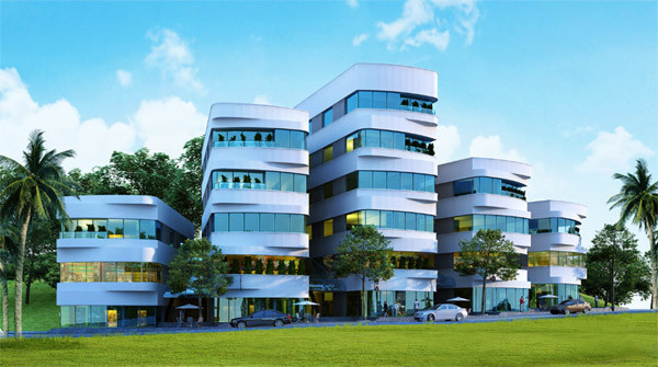 Khu biệt thự trong quần thể Nine Ivory Villas, bao gồm 70 căn biệt thự với diện tích từ 300 - 600m2 bám ven đồi. Mỗi căn biệt thự gồm có 4 phòng ngủ, phòng ăn, phòng khách, theo tiêu chuẩn resort 4 sao với giá chào bán cao nhất 6,6 triệu đồng/m2 đất, tùy diện tích.