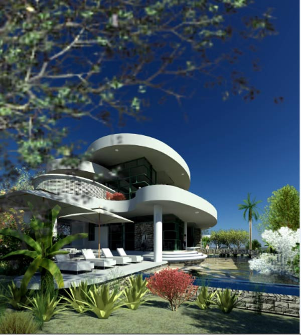 Ở đây mỗi ngôi biệt thự đều được tận hưởng sự ưu ái của thiên nhiên khi trải mình như mảnh ruộng bậc thang trên sườn đồi và chào đón những cơn gió mát lành, trong trẻo từ hồ Đồng Mô tràn về.