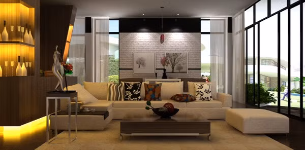 Các căn biệt thự ở Nine Ivory với diện tích đa dạng từ 500m2-1000m2 được thiết kế theo phong cách khác nhau, có từ 2 đến 3 phòng ngủ theo tiêu chuẩn khu resort 4 sao. Mỗi căn biệt thự đều có tầm nhìn rộng, không gian thoáng đãng bao quanh và bể bơi riêng.